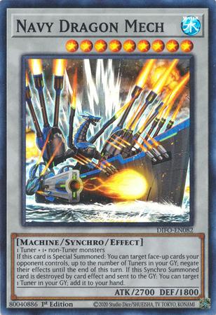 Navy Dragon Mech [1st Edition] DIFO-EN082