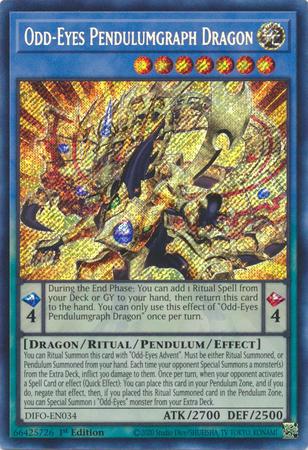 Odd-Eyes Pendulumgraph Dragon [1st Edition] DIFO-EN034