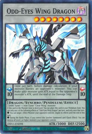 Odd-Eyes Wing Dragon [1st Edition] DIFO-EN098