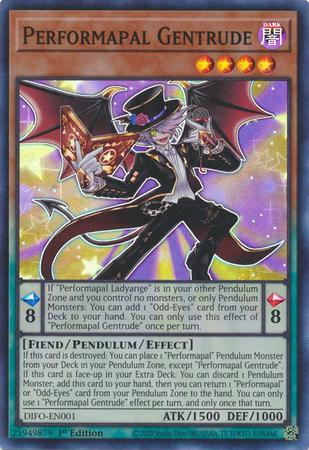 Performapal Gentrude [1st Edition] DIFO-EN001