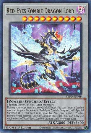 Red-Eyes Zombie Dragon Lord [1st Edition] DIFO-EN039