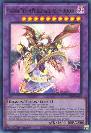 Starving Venom Predapower Fusion Dragon [1st Edition] DIFO-EN036