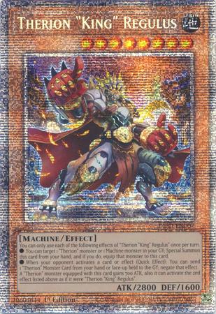 Therion King Regulus [Starlight Rare 1st Edition] DIFO-EN007