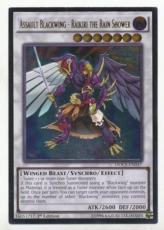 Assault Blackwing - Raikiri the Rain Shower [Ultimate Rare 1st Edition] DOCS-EN047