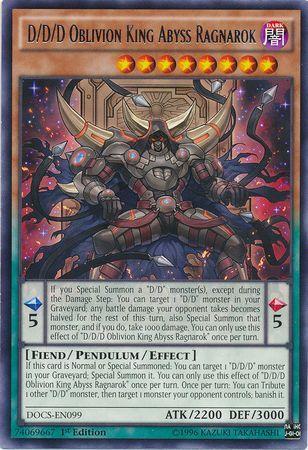D/D/D Oblivion King Abyss Ragnarok [1st Edition] DOCS-EN099