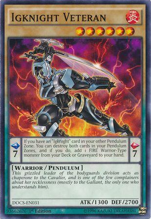 Igknight Veteran [1st Edition] DOCS-EN031