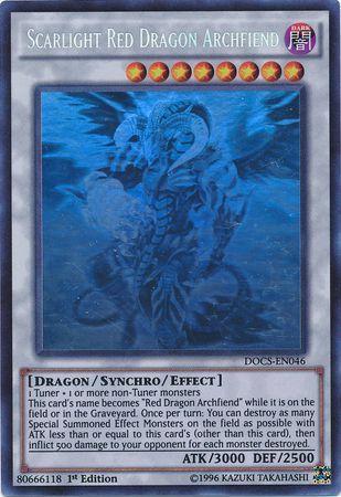 Scarlight Red Dragon Archfiend [Ghost Rare 1st Edition] DOCS-EN046