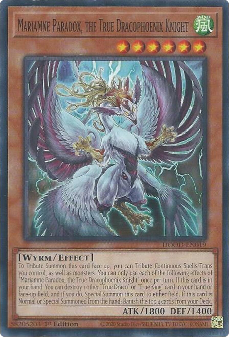 Mariamne Paradox, the True Dracophoenix Knight DOOD-EN019