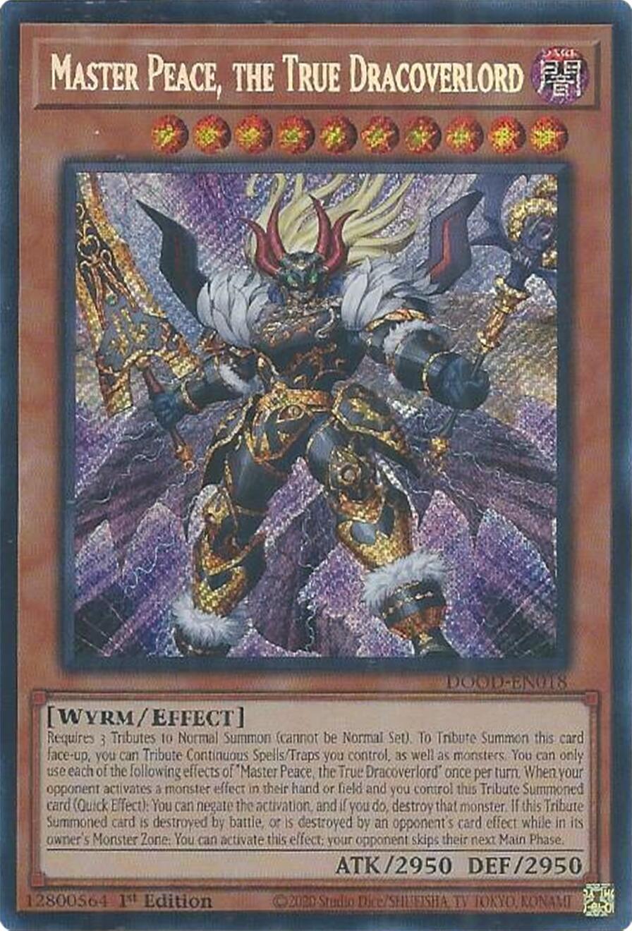 Master Peace, the True Dracoverlord DOOD-EN018