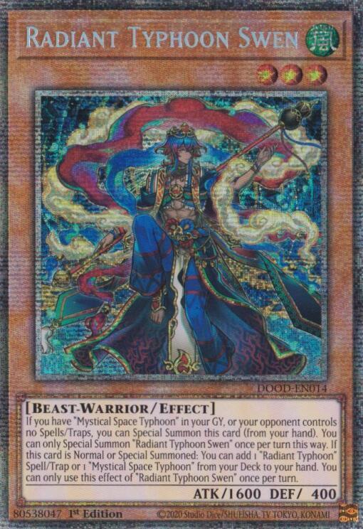 Radiant Typhoon Swen [Starlight Rare] DOOD-EN014
