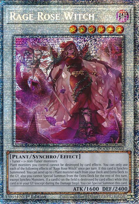 Rage Rose Witch [Starlight Rare] DOOD-EN040