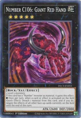 Number C106: Giant Red Hand [1st Edition] DLCS-EN051