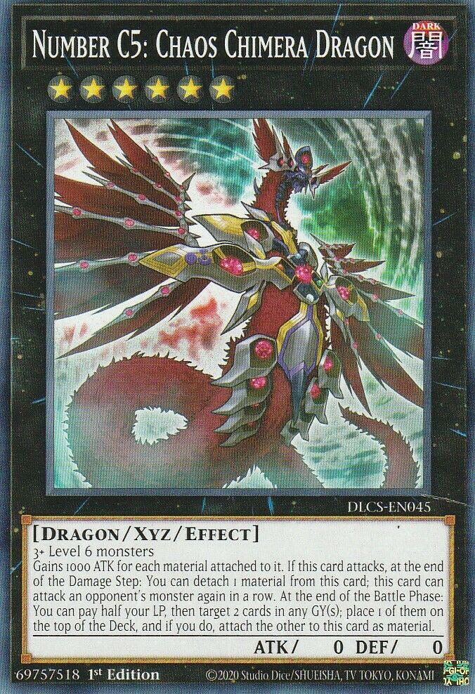 Number C5: Chaos Chimera Dragon [1st Edition] DLCS-EN045
