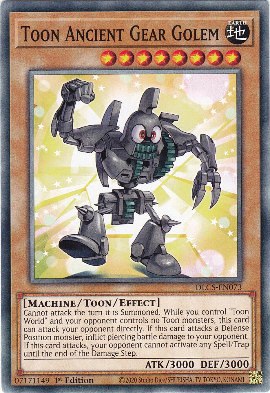 Toon Ancient Gear Golem DLCS-EN073