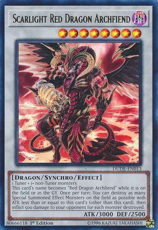 Scarlight Red Dragon Archfiend DUDE-EN013