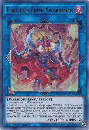 Ferocious Flame Swordsman DUOV-EN032