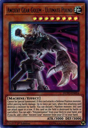 Ancient Gear Golem - Ultimate Pound [1st Edition] DUPO-EN054