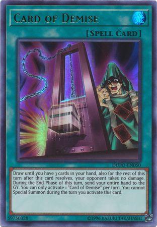Card of Demise DUPO-EN050