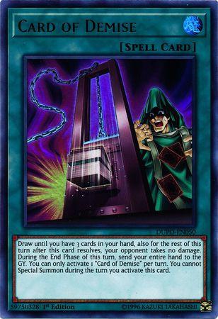 Card of Demise [1st Edition] DUPO-EN050