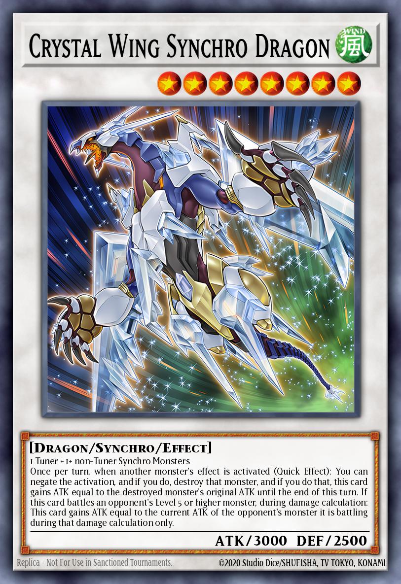 Crystal Wing Synchro Dragon DUPO-EN068