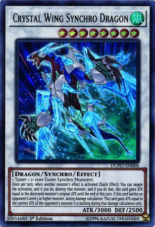 Crystal Wing Synchro Dragon [1st Edition] DUPO-EN068