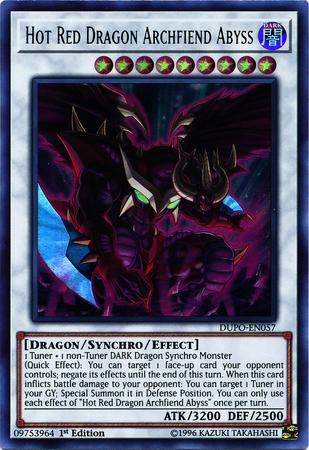 Hot Red Dragon Archfiend Abyss [1st Edition] DUPO-EN057