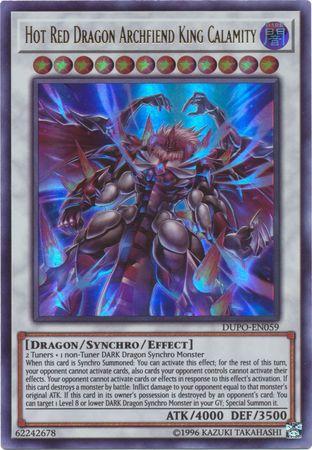 Hot Red Dragon Archfiend King Calamity DUPO-EN059