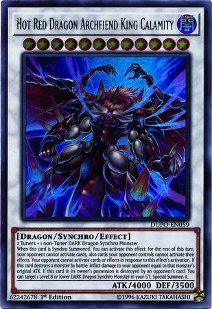 Hot Red Dragon Archfiend King Calamity [1st Edition] DUPO-EN059
