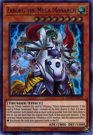 Zaborg the Mega Monarch [1st Edition] DUPO-EN079