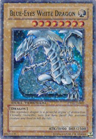 Blue-Eyes White Dragon DT01-EN001
