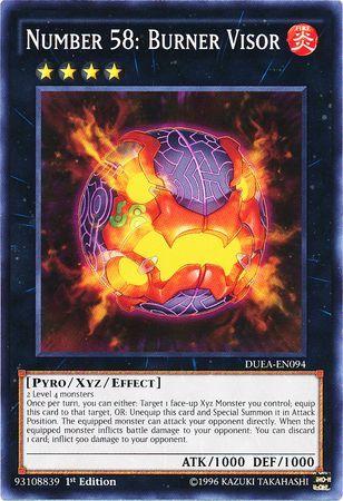 Number 58: Burner Visor [1st Edition] DUEA-EN094