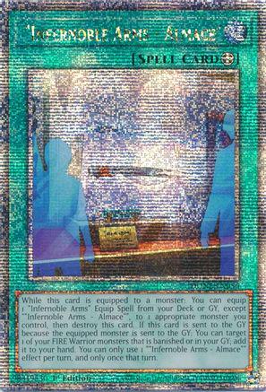 Infernoble Arms - Almace [Quarter Century Secret Rare] DUNE-EN056