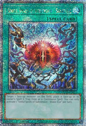 Sinful Spoils of Subversion - Snake-Eye [Quarter Century Secret Rare] DUNE-EN060