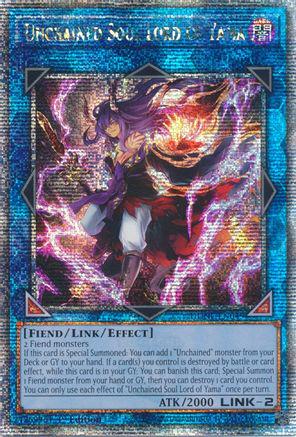 Unchained Soul Lord of Yama [Quarter Century Secret Rare] DUNE-EN049