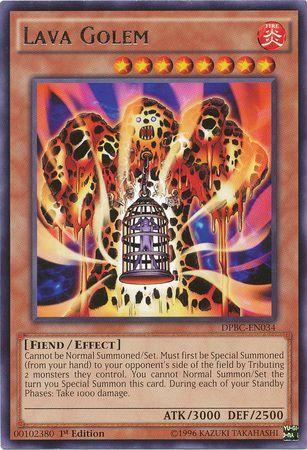 Lava Golem [1st Edition] DPBC-EN034