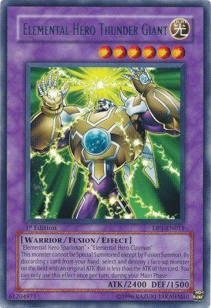 Elemental HERO Thunder Giant  [1st Edition] DP1-EN011