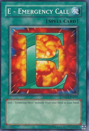 E - Emergency Call DP03-EN017