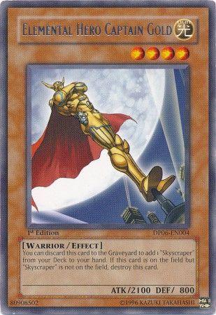 Elemental HERO Captain Gold  [1st Edition] DP06-EN004