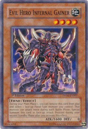 Evil HERO Infernal Gainer  [1st Edition] DP06-EN007