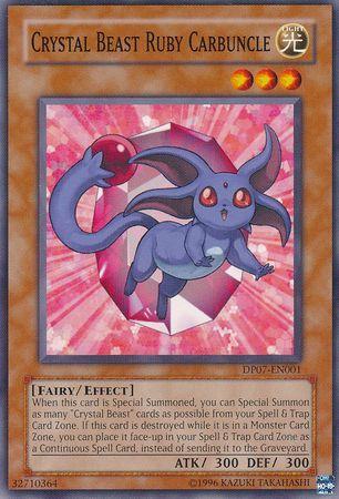 Crystal Beast Ruby Carbuncle DP07-EN001