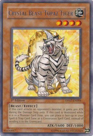 Crystal Beast Topaz Tiger [1st Edition] DP07-EN004