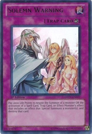 Solemn Warning [1st Edition] DREV-EN077