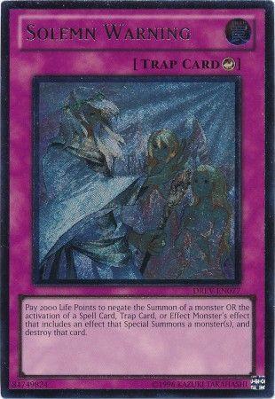 Solemn Warning [Ultimate Rare] DREV-EN077