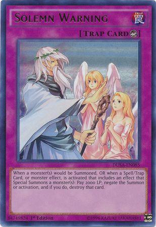 Solemn Warning DUSA-EN085
