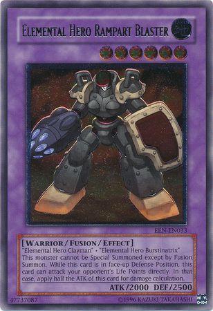 Elemental HERO Rampart Blaster [Ultimate Rare] EEN-EN033