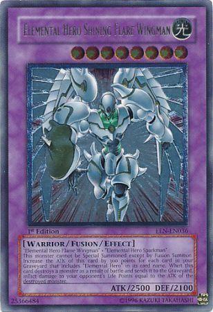 Elemental HERO Shining Flare Wingman [Ultimate Rare 1st Edition] EEN-EN036