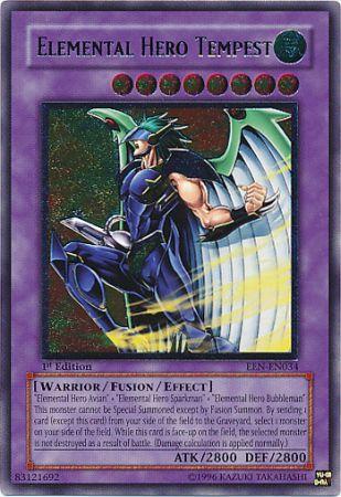 Elemental HERO Tempest [Ultimate Rare 1st Edition] EEN-EN034