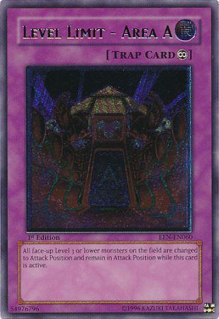 Level Limit - Area A [Ultimate Rare 1st Edition] EEN-EN060