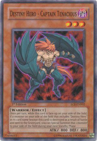 Destiny HERO - Captain Tenacious  [1st Edition] EOJ-EN002