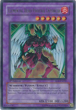 Elemental HERO Phoenix Enforcer [Ultimate Rare 1st Edition] EOJ-EN032